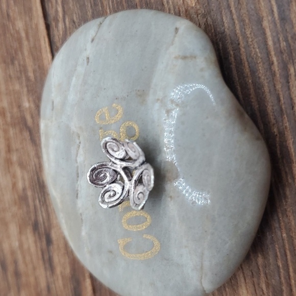 sterling celtic bloom charm - Picture 2 of 2